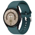 Correa de silicona Samsung Galaxy Watch 4/5/6 Verde Oscuro