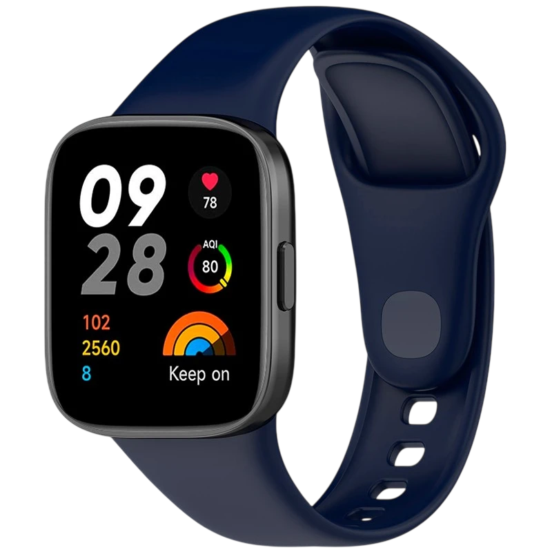 Correa de silicona Xiaomi Redmi Watch 3 Azul Oscuro