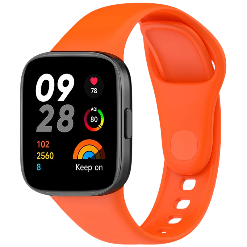 Correa de silicona Xiaomi Redmi Watch 3 Naranja