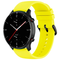 Correa de silicona Universal 22mm Amarillo para Smartwatch Xiaomi/Amazfit/Samsung/Huawei/Realme/Ticwatch