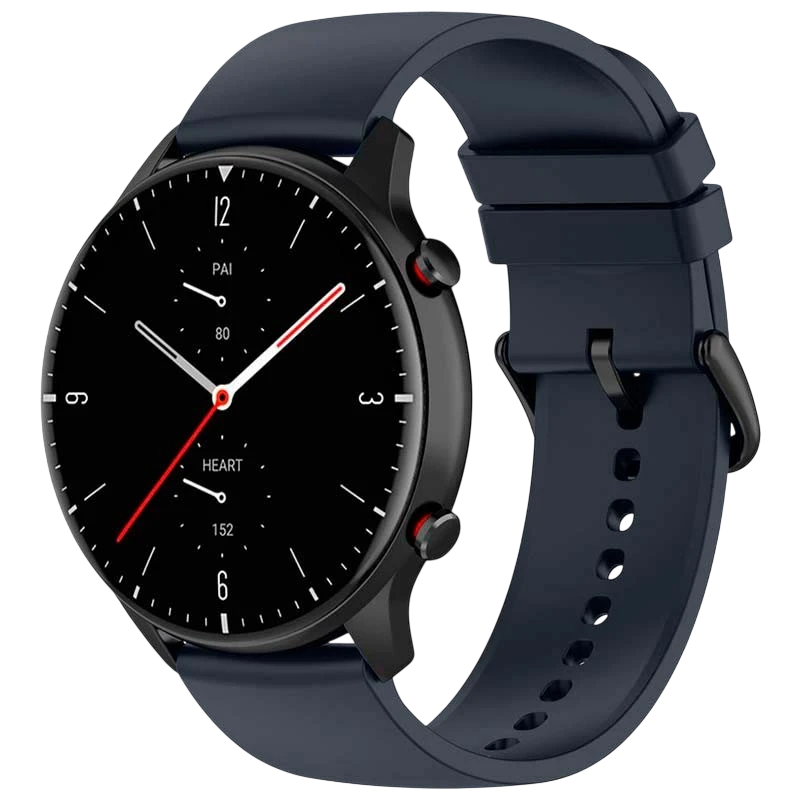 Correa de silicona Universal 22mm Azul Oscuro para Smartwatch Xiaomi/Amazfit/Samsung/Huawei/Realme/Ticwatch