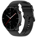 Correa de silicona Universal 22mm Negro para Smartwatch Xiaomi/Amazfit/Samsung/Huawei/Realme/Ticwatch