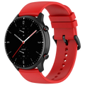 Correa de silicona Universal 22mm Rojo para Smartwatch Xiaomi/Amazfit/Samsung/Huawei/Realme/Ticwatch