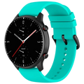 Correa de silicona Universal 22mm Turquesa para Smartwatch Xiaomi/Amazfit/Samsung/Huawei/Realme/Ticwatch