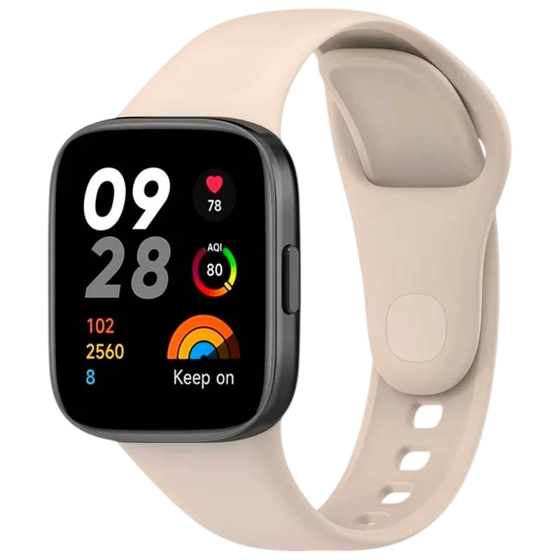 Correa de silicona Xiaomi Redmi Watch 3 Marfil