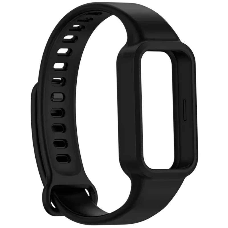 Correa de silicona Xiaomi Mi Smart Band 9 Active / Redmi Smart Band 3 Negro