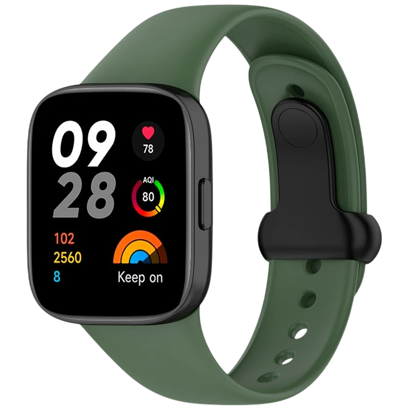 Correa de silicona Xiaomi Redmi Watch 3 Sports Verde