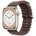 Correa Apple Watch 42/44/45/49mm Wave Marrón