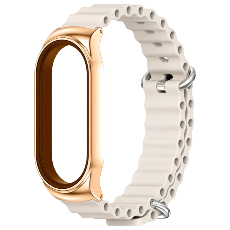 Correa Xiaomi Mi Smart Band 6 / Mi Band 5 / Amazfit Band 5 Wave Beige