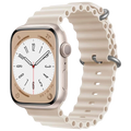 Correa Apple Watch 42/44/45/49mm Wave Blanco Estrella