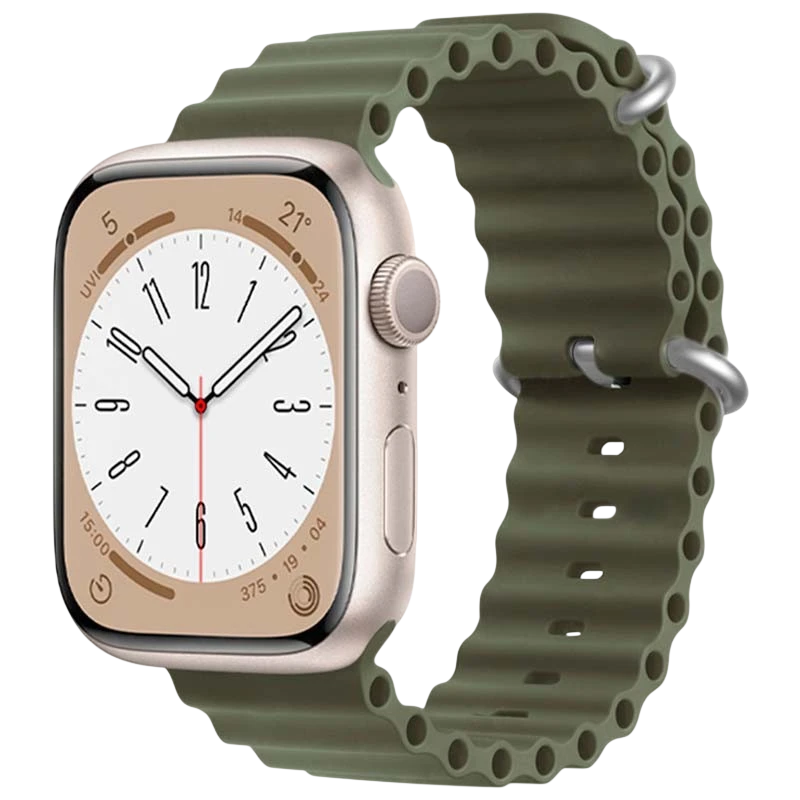 Correa Apple Watch 38/40/41mm Wave Verde Alpino