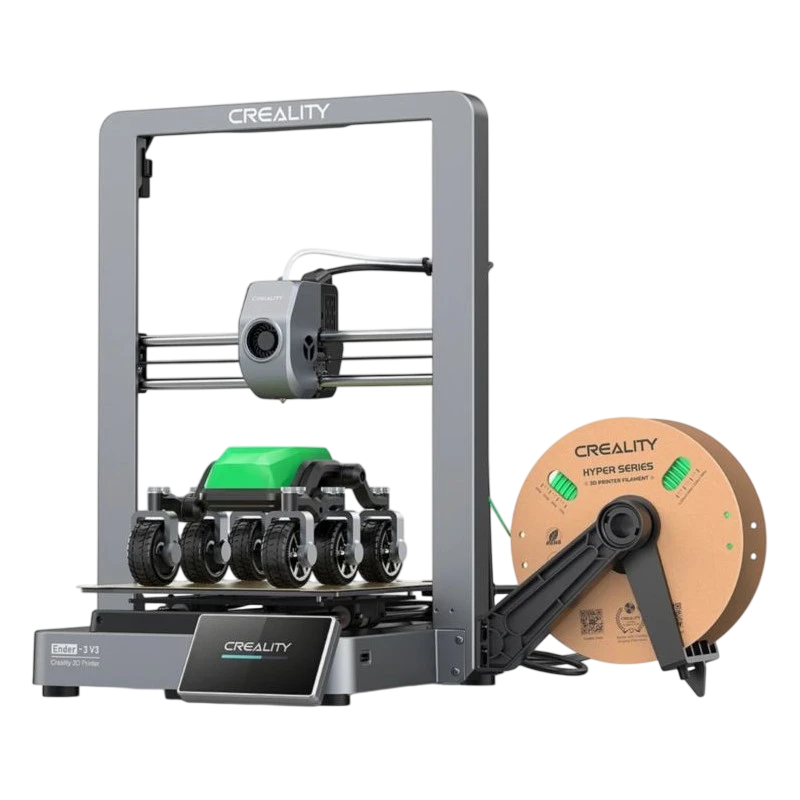 Creality Ender 3 V3 - Alta velocidad 600mm/s, Tamaño de impresión 220x220x250mm, Enfriamiento Rápido Negro FDM