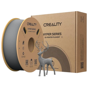 Filamento Creality Hyper PLA Gris - 1.75mm -  Impresión de alta velocidad hasta 600mm/s - Bobina de 1kg