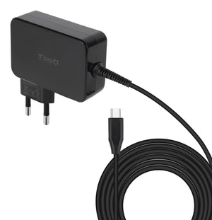 Cargador de portátil GAN USB-C PD 100W, Negro