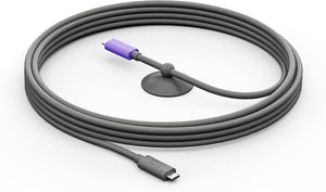 952-000195 cable USB USB 3.2 Gen 2 (3.1 Gen 2) 5 m USB C Grafito, Violeta