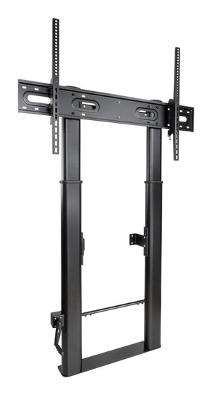 Lottus Soporte de Suelo/Pared Fijo con Regulación de Altura para Pantallas 55"-100", Negro