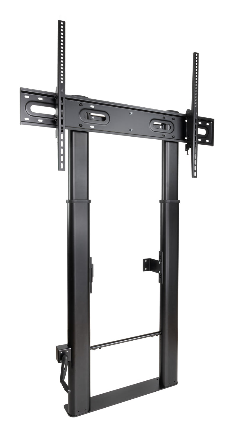 Lottus Soporte de Suelo/Pared Fijo con Regulación de Altura para Pantallas 55"-100", Negro