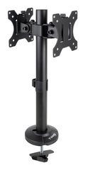 Soporte de Mesa para 2 Pantallas 17"-32", Negro