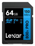 High-Performance 800xPRO 64 GB SDXC UHS-I Clase 10