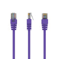 RJ45/RJ45 Cat5e 0.5m cable de red Púrpura 0,5 m U/UTP (UTP)