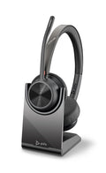 Auriculares Poly Voyager 4320 UC estéreo USB-A + adaptador BT700 USB-A + base de carga