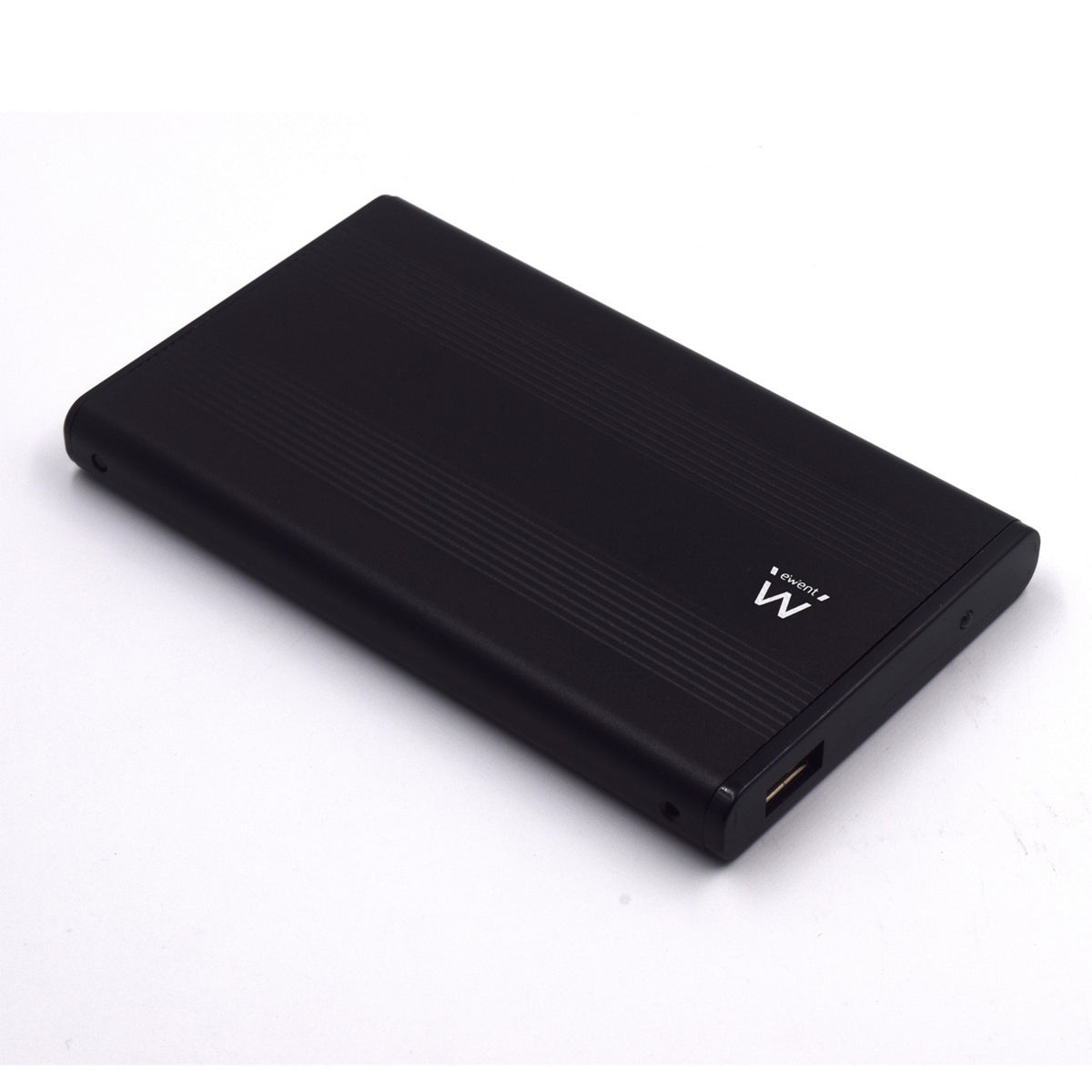 EW7041 caja para disco duro externo Negro 2.5" USB con suministro de corriente
