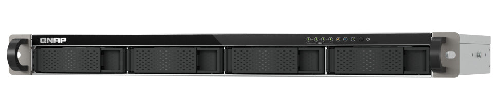 TS-433eU NAS Bastidor (1U) Cortex-A Cortex-A55 4 GB 0 TB QNAP Turbo System Negro