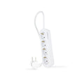 Regleta de Enchufes con 4 Tomas, 1.4 m, Blanco