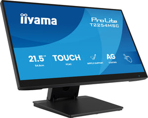 T2254MSC-B2AG pantalla para PC 54,6 cm (21.5") 1920 x 1080 Pixeles Full HD LED Pantalla táctil Negro