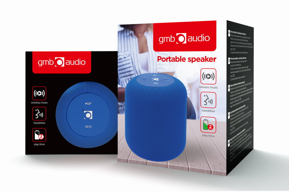 SPK-BT-15-B altavoz portátil o de fiesta Altavoz monofónico portátil Azul 5 W