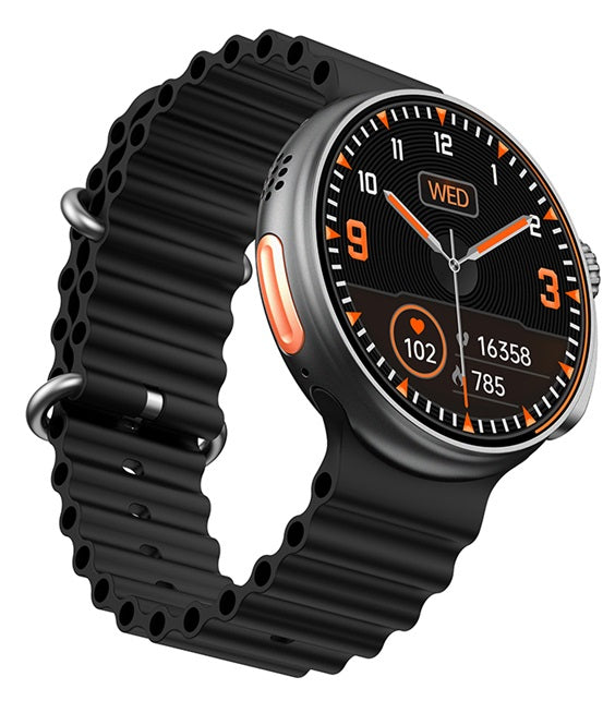 34157018 Relojes inteligentes y deportivos 3,66 cm (1.44") AMOLED 30 mm Digital 466 x 466 Pixeles Pantalla táctil Metálico