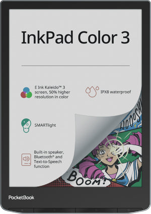 InkPad Color 3 lectore de e-book Pantalla táctil 32 GB Wifi Negro, Gris
