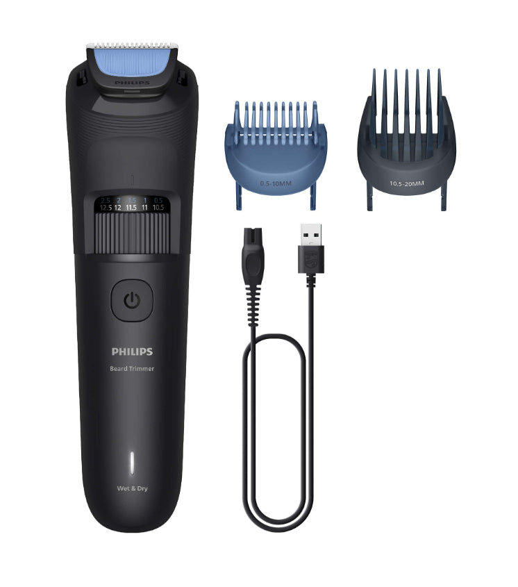 Beard Trimmer 3000 Series BT3620/15 Arreglo de barba con cuchillas de punta redondeada