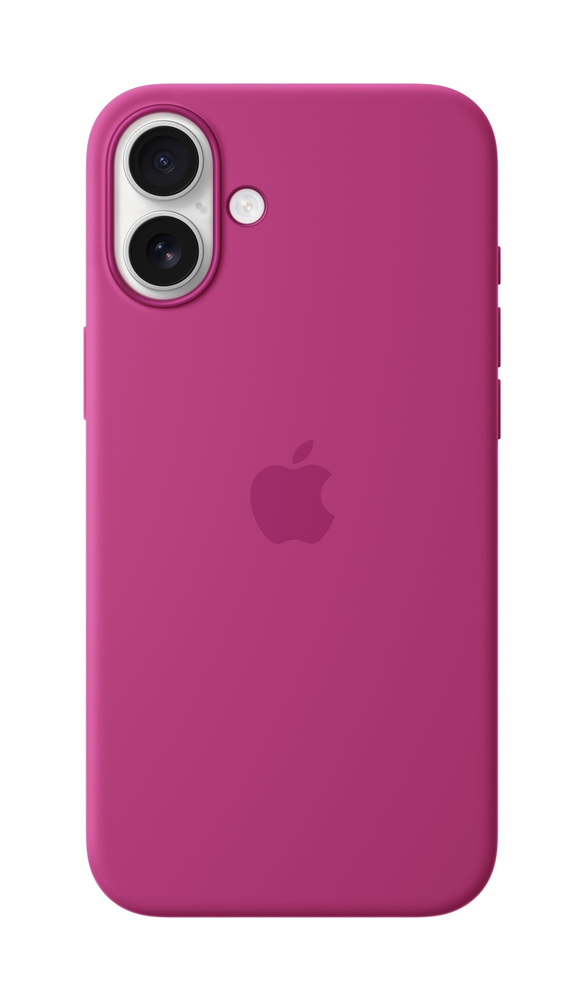 Funda de silicona con MagSafe para el iPhone 16 Plus - Fucsia