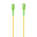 Cable Fibra Óptica Latiguillo G657A2 3.0 9/125 SMF Simplex CPR DCA LSZH, SC/APC-SC/APC, Amarillo, 5.0m