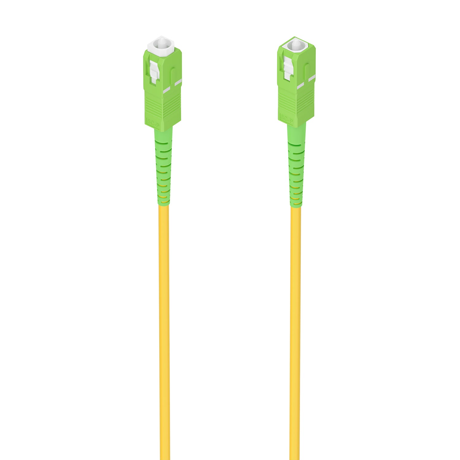 Cable Fibra Óptica Latiguillo G657A2 3.0 9/125 SMF Simplex CPR DCA LSZH, SC/APC-SC/APC, Amarillo, 10m