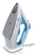TexStyle 1 SI1050BL Plancha a vapor Suela de cerámica 2000 W Azul, Blanco