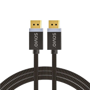 DisplayPort cable 2 m Black CL-166 Negro