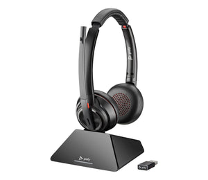 Auriculares Poly Savi 8220 UC con certificación Microsoft Teams DECT 1880-1900 MHz USB-A