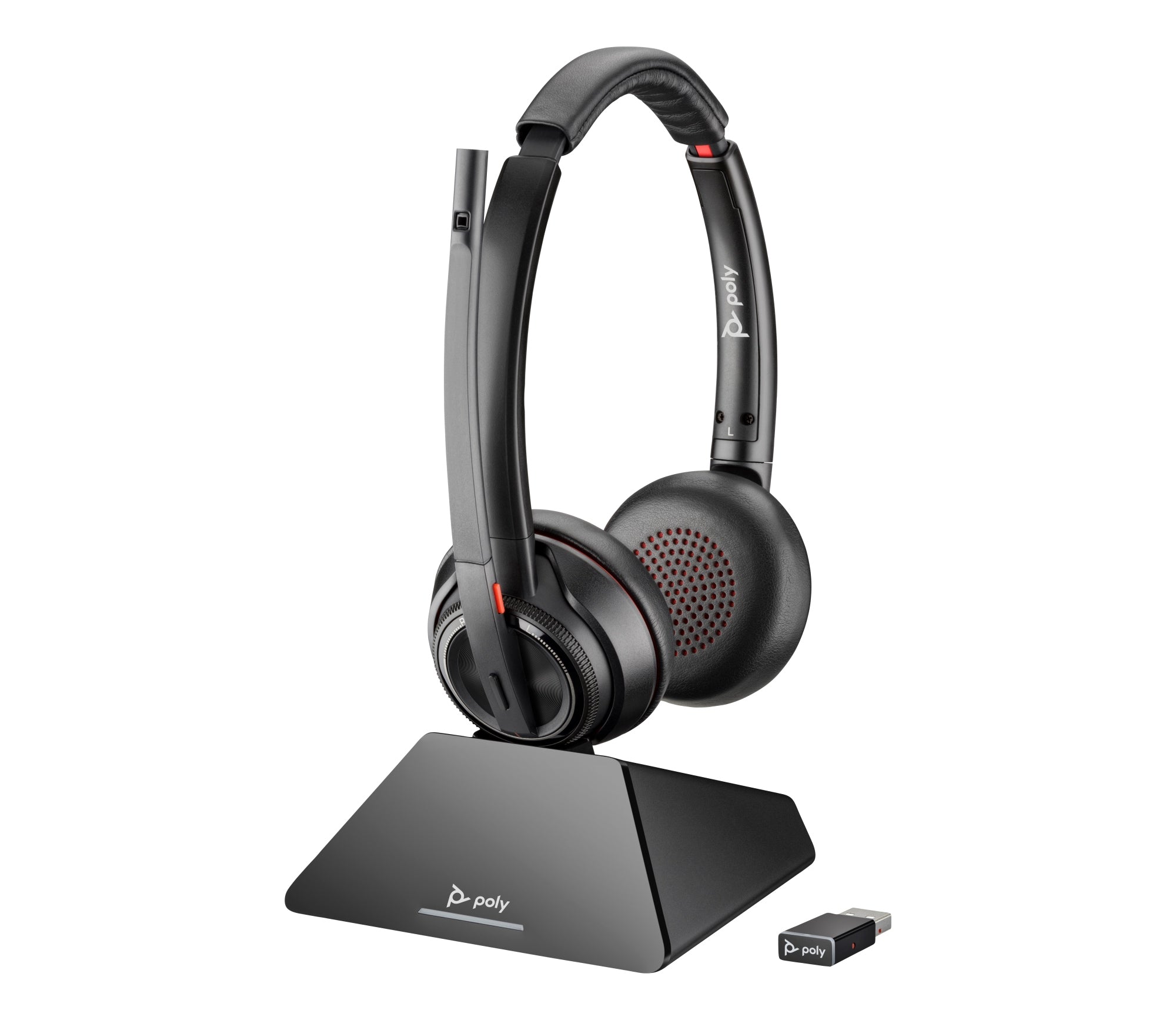 Auriculares Poly Savi 8220 UC con certificación Microsoft Teams DECT 1880-1900 MHz USB-A