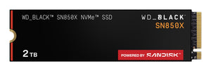Black WD_BLACK SN850X NVMe 2 TB M.2 PCI Express 4.0