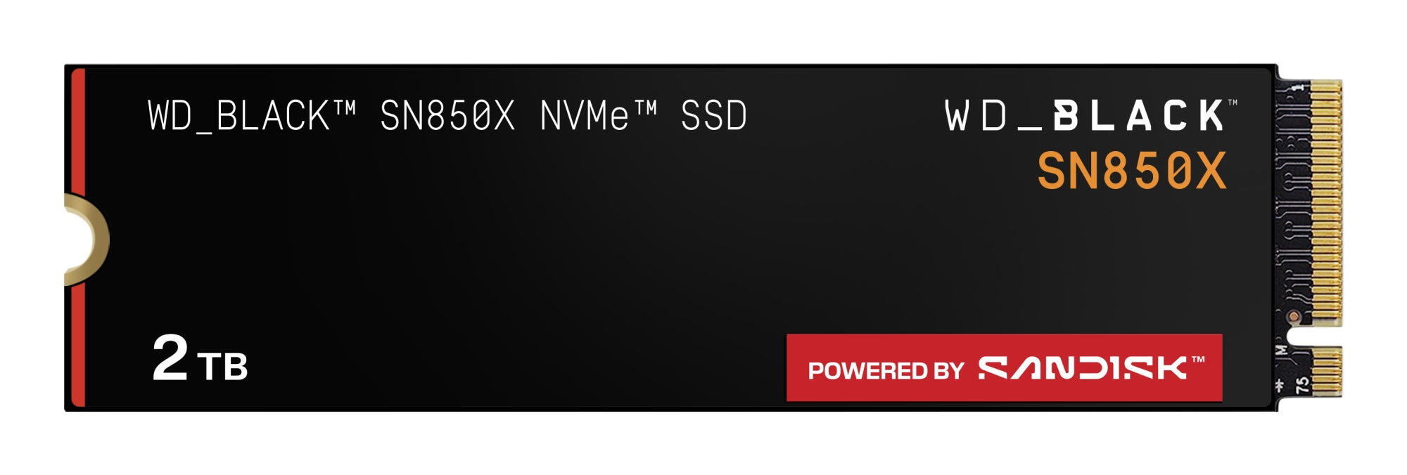 Black WD_BLACK SN850X NVMe 2 TB M.2 PCI Express 4.0