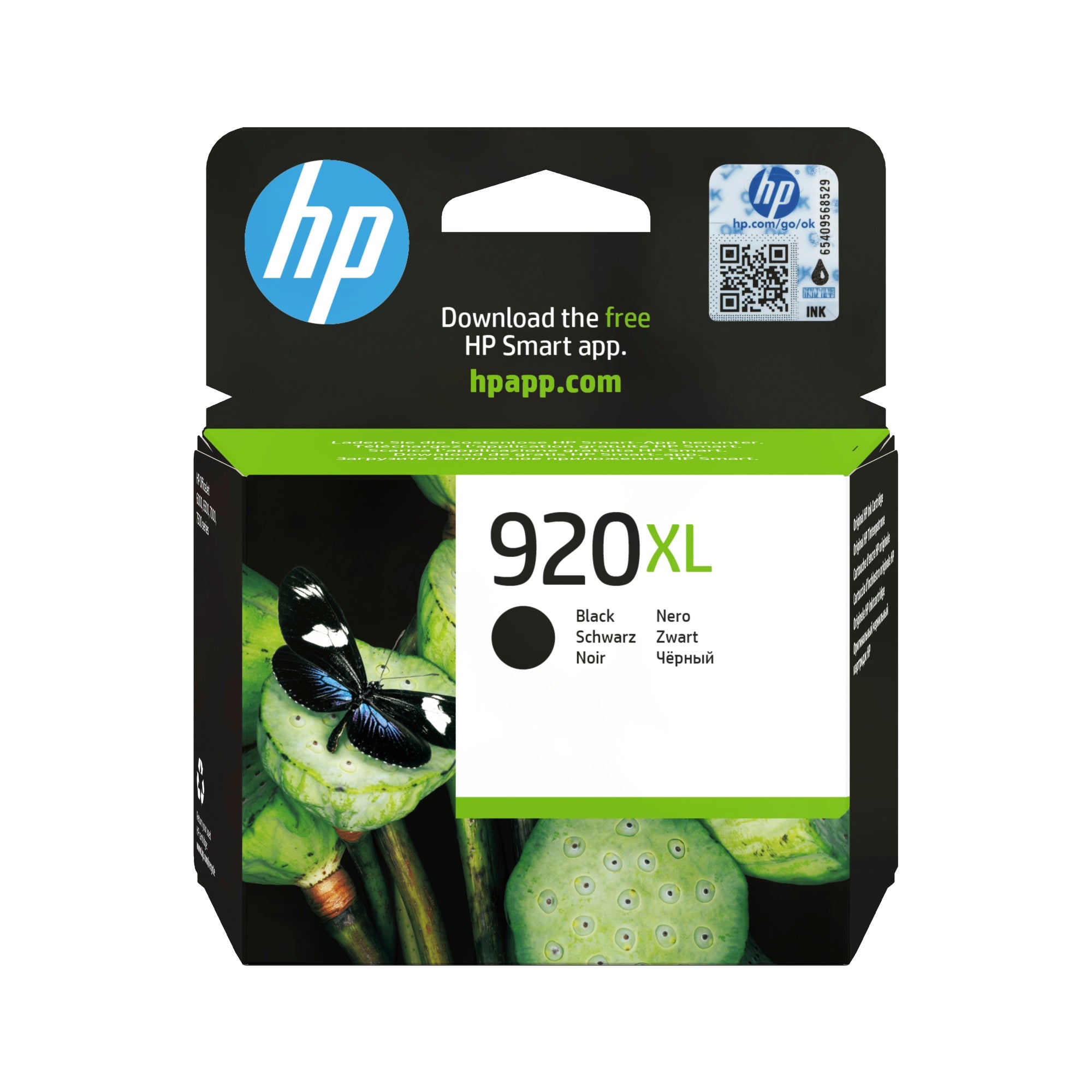 Cartucho de tinta original 920XL de alta capacidad negro