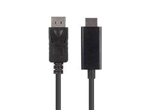 CA-DPHD-11CC-0030-BK cambiador de género para cable DisplayPort HDMI Negro