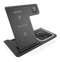 Cargador Inalambrico USB-C 3 En 1 De 15W Para Movil, Apple Watch, Ariculares Con Estuche De Carga, Negro