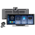 Dash Cam SD102602 Pantalla táctil universal 10.26 pulgadas Inalámbrico Carplay / Android Auto con cámara trasera