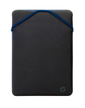 Funda protectora reversible para portátil de 14 pulgadas, negra/azul