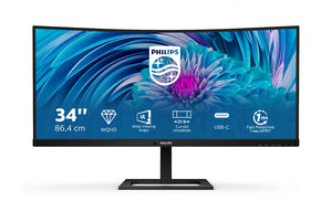 E Line 346E2CUAE/00 pantalla para PC 86,4 cm (34") 3440 x 1440 Pixeles Wide Quad HD+ LCD Negro