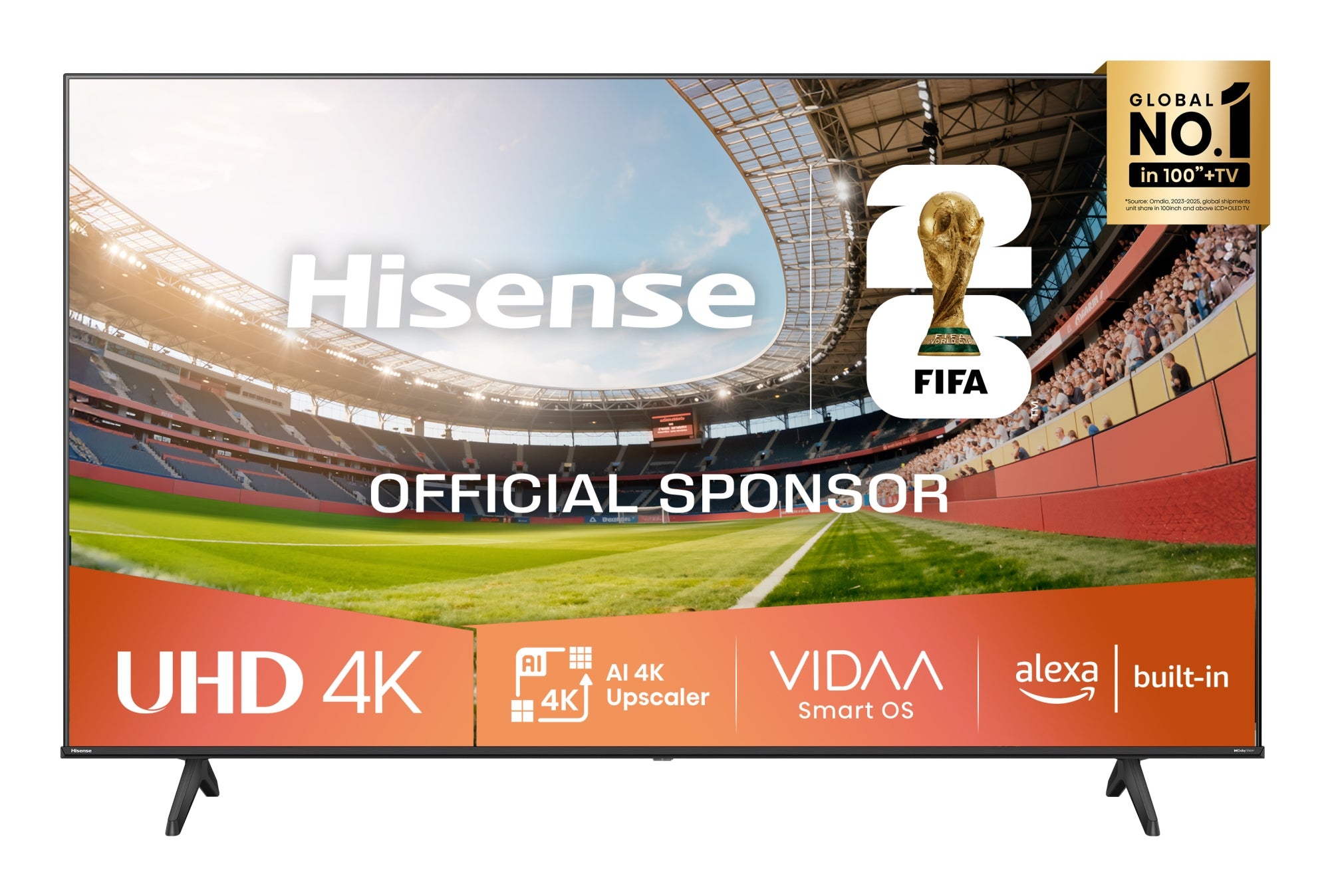43A6Q 109,2 cm (43") 4K Ultra HD Smart TV Wifi Negro 300 cd / m²