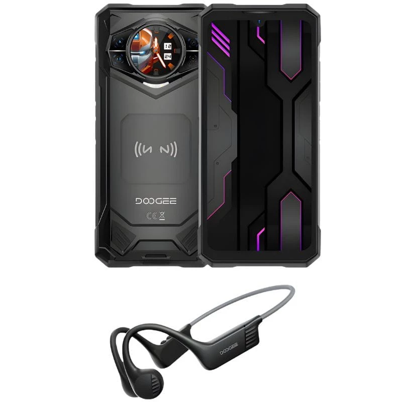 Doogee S200X 12GB/512GB Negro Rugged Edición VIP IP68/IP69K 6,72 pulgadas 120Hz 100MP 10100mAh 33W NFC